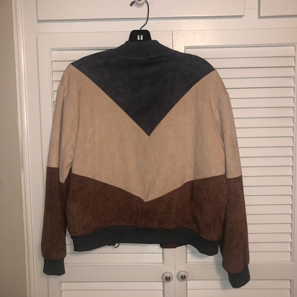 Stitch & Feather 70’ Color-block Bomber jacket - Picture 8 of 8